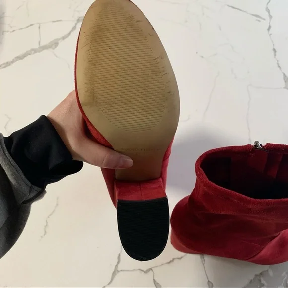 Marc Fisher • Red booties • 8.5 • Great condition! - Picture 6 of 9